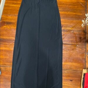 A. Byer Black Maxi Pencil Skirt for Work